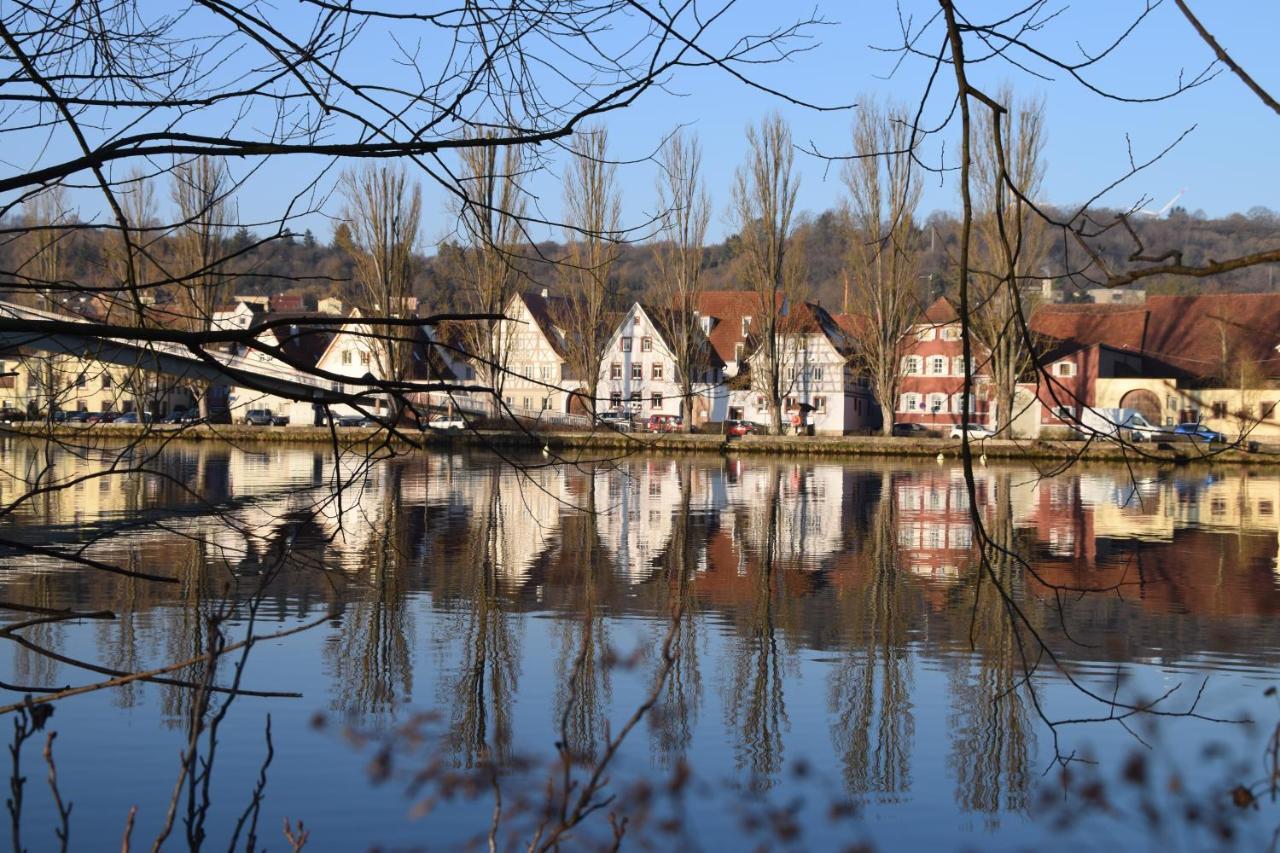 Maindrei - Schlafen Am Fluss Hotel Margetshöchheim Exterior foto